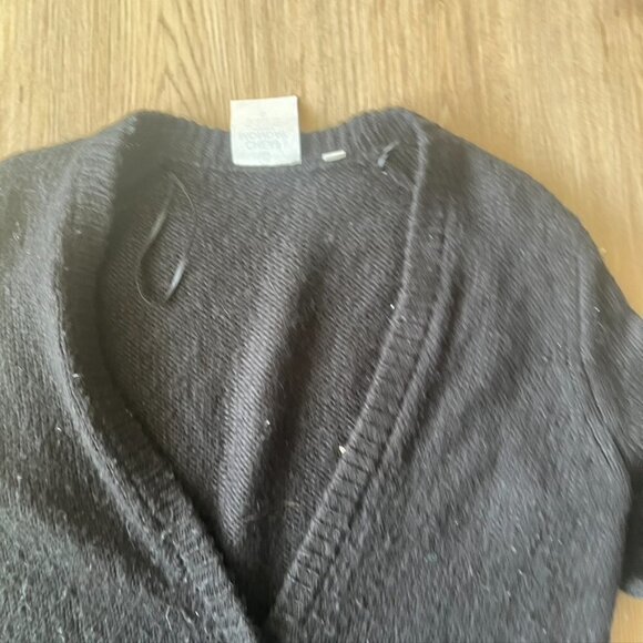 Cheap Monday Hook chunky knit zip Front Cardigan Black small oversized - Picture 7 of 13